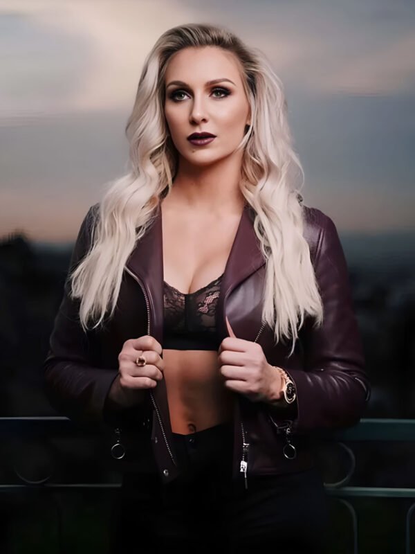 WWE Charlotte Flair Leather Jacket