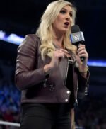 WWE Charlotte Flair Leather Jacket