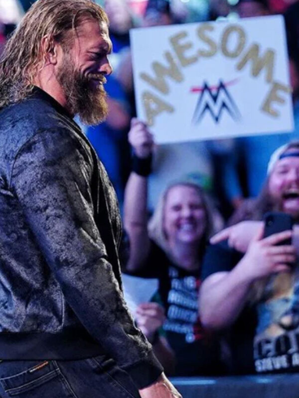 WWE Edge Returns Monday Night RAW 2022 Stylish Leather Jacket