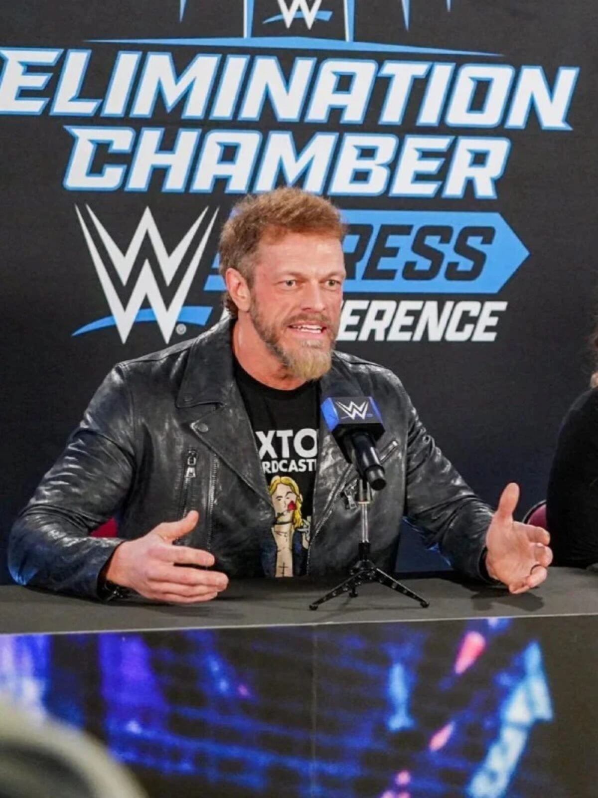 WWE Elimination Chamber Edge Leather Jacket