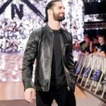 WWE Seth Rollins Black Stylish Leather Jacket