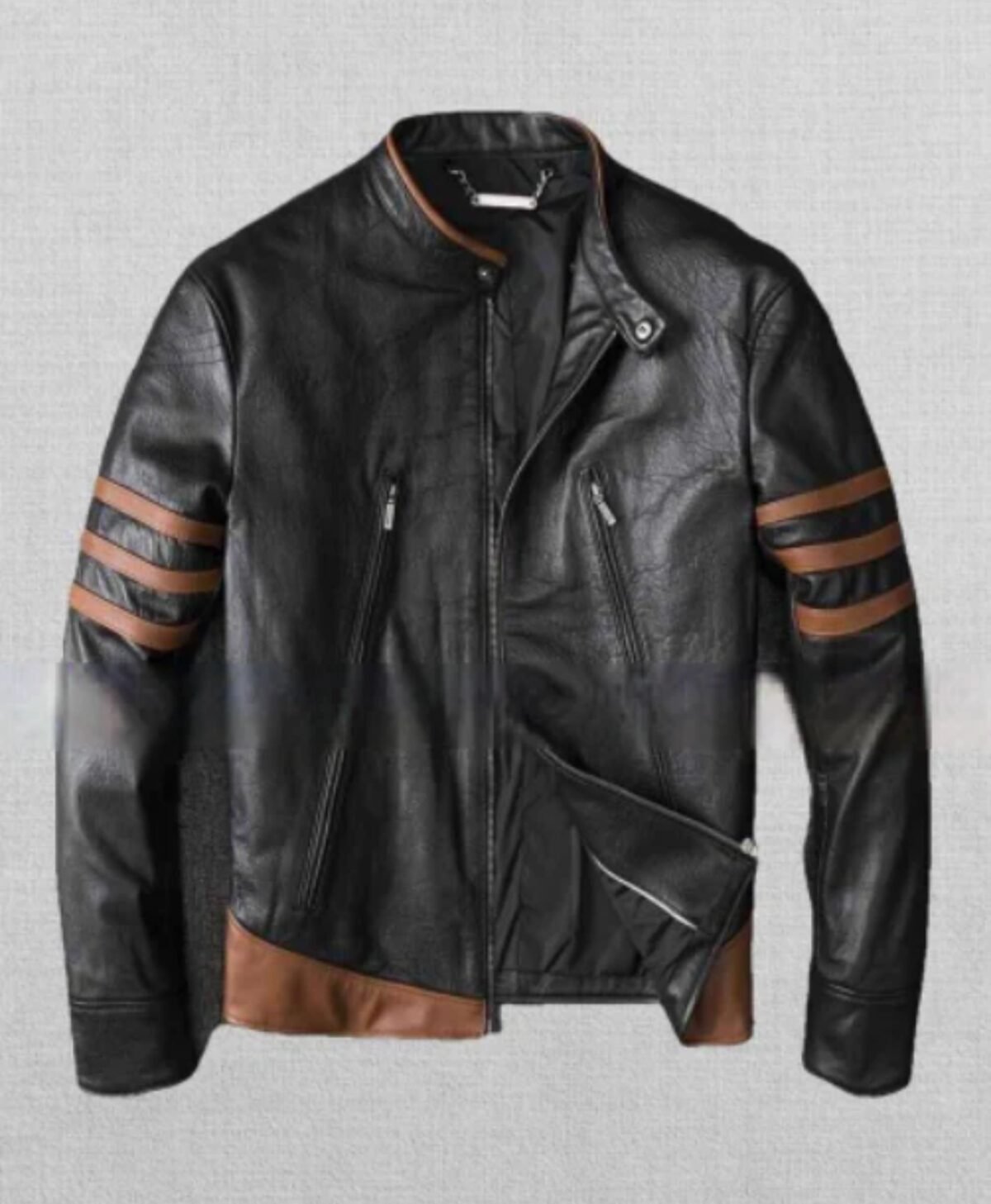 Wolverine Themed Men's Genuine Leather Jacket