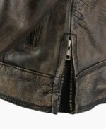 Women Antique Distressed Vintage Sheepskin Leather