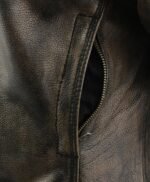 Women Antique Distressed Vintage Sheepskin Leather