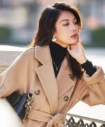 Women Autumn Winter Elegant Casual Warm Wool Coat