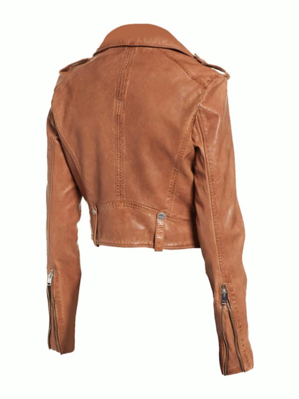 Women Biker Short Body Pure Leather Jacket