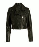 Women Biker Short Body Pure Leather Jacket