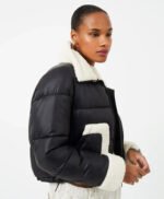Women Black Puffer Jacket