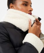 Women Black Puffer Jacket