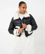 Women Black Puffer Jacket