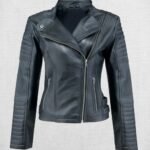 Women Black Trending Leather Jacket
