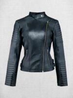 Women Black Trending Leather Jacket