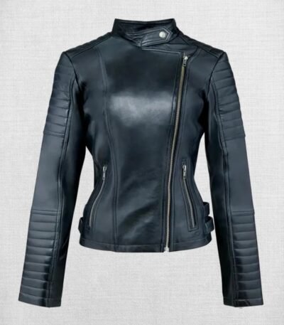 Women Black Trending Leather Jacket