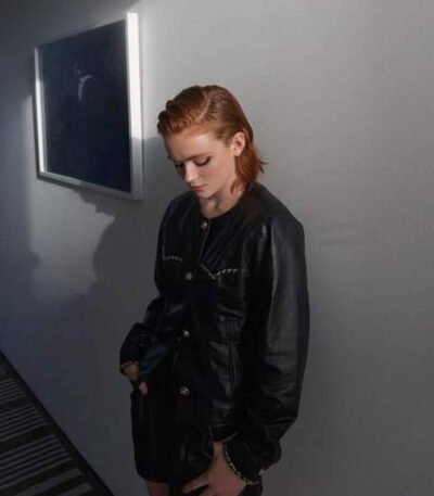 Women Classical Leather Jacket