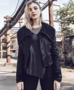 Women Genuine Fur Shearling Leather Jacket