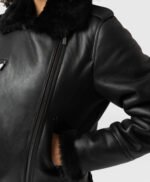 Women Genuine Shearling Leather Jacket
