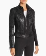 Women Hot Moto Sheepskin Leather Jacket