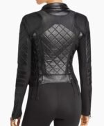 Women Hot Moto Sheepskin Leather Jacket