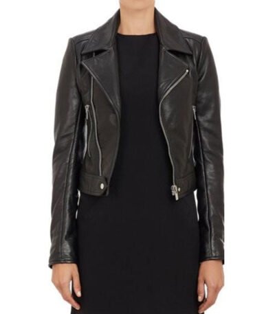 Women Real Leather Biker Fashion Jackets