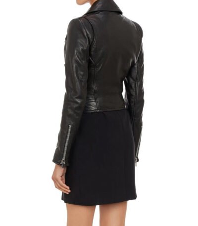 Women Real Leather Biker Fashion Jackets