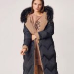 Women Reversible Genuine Fur Hood Coat For Winter