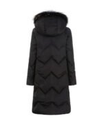 Women Reversible Genuine Fur Hood Coat For Winter