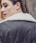 Women Winters Genuine Fur Shearling Leather Jacket