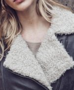 Women Winters Genuine Fur Shearling Leather Jacket