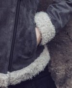 Women Winters Genuine Fur Shearling Leather Jacket