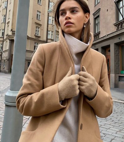 Women Wool Long Coat