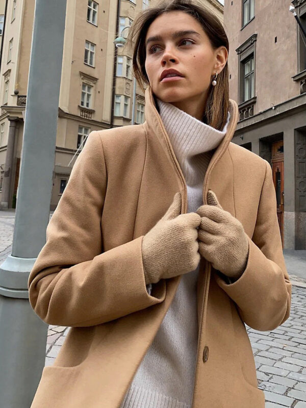 Women Wool Long Coat