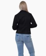 Women's Black Suede Leather Jacket