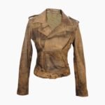 Women's Brown Vintage Leather Jacket