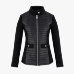 Women's Casual Wear Quilted Leather Jacket