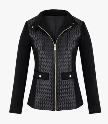 Women's Casual Wear Quilted Leather Jacket