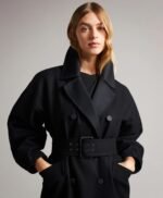 Women's Double Faced Technical Wool Coat