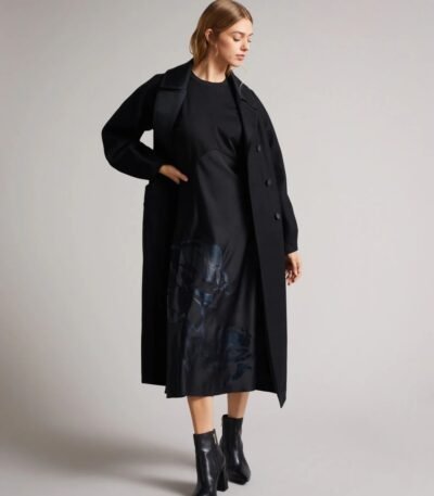 Women's Double Faced Technical Wool Coat