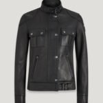 Women's Gangster Icon Black Leather Jacket