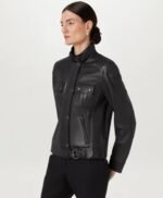Women's Gangster Icon Black Leather Jacket