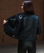 Women's Genuine Shearling Lined Leather Jacket