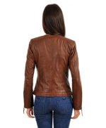 Women's Lambskin Biker Leather Jacket