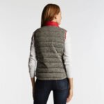 Womens Red Puffer Vest