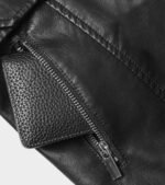 Womens Slim Hooded Real Leather Jacket
