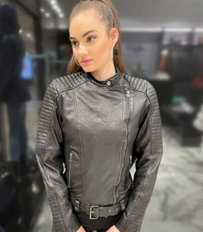 Women's Stylish Biker Leather Jacket