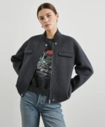 Women's Stylish Wool Blend Jacket