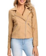 Womens Suede Leather Jacket