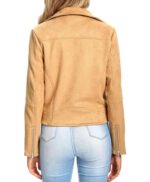 Womens Suede Leather Jacket