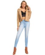 Womens Suede Leather Jacket