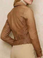 Women's Super Stylish Vintage Leather Blazer Jacket