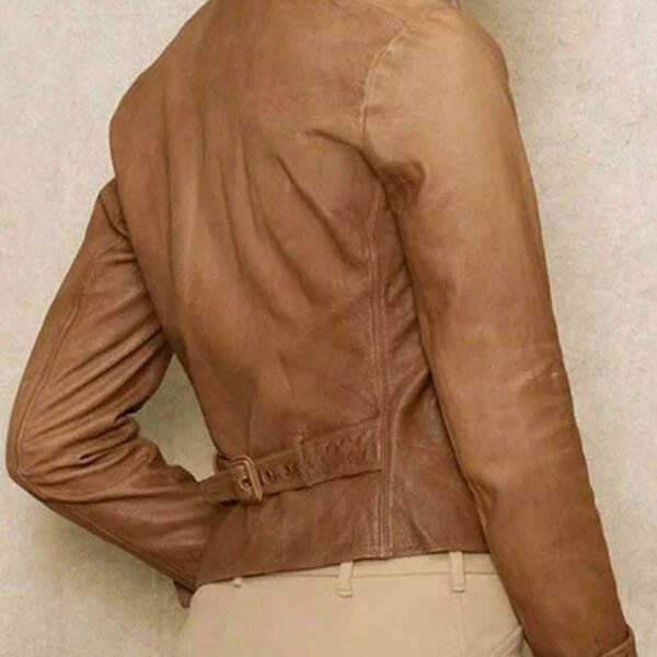 Women's Super Stylish Vintage Leather Blazer Jacket